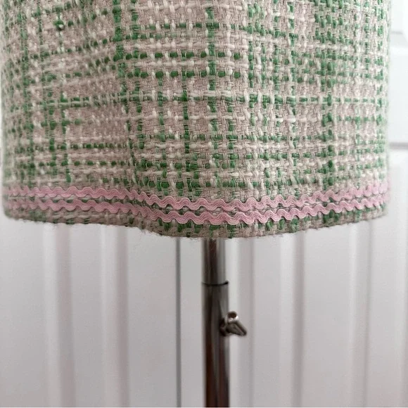 Isabel & Nina Elegant Green Tweed Women's Long Jacket and Skirt Suit, Size 2 - Picture 3 of 16